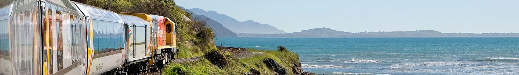 Scenic Train in New Zealand